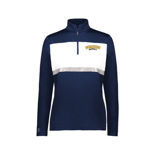 [222791.301.XS-LOGO2] Ladies Bold 1/4 Zip Pullover (Female Adult XS, Logo 2)