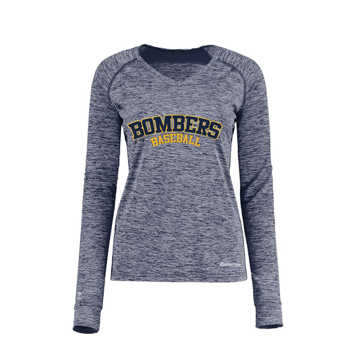 [222770.U22.XS-LOGO1] Ladies Electric Long Sleeve Shirt (Female Adult XS, Logo 1)