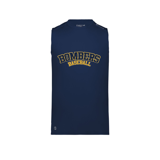 [222593.065.S-LOGO1] Men's CoolDry TankTop (Adult S, Navy, Logo 1)