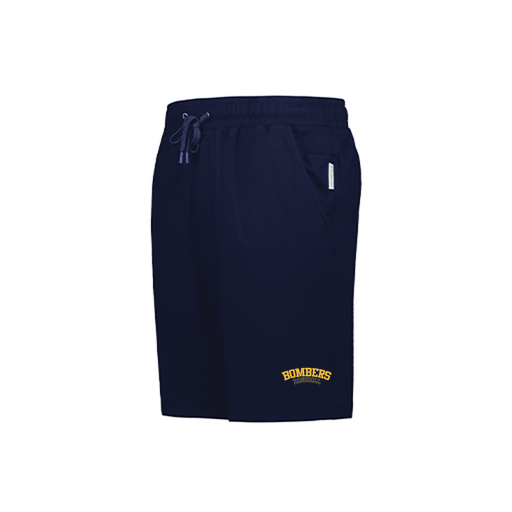 [223604.065.S-LOGO2] YOUTH Ventura Soft Knit SHORTS (Youth S, Navy, Logo 2)