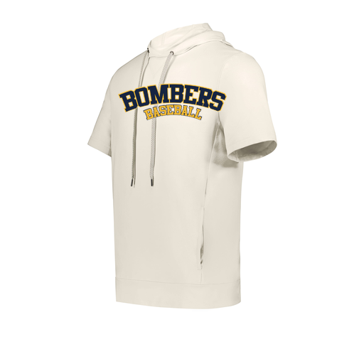 [222605-WHT-YS-LOGO1] YOUTH VENTURA SOFT KNIT SHORT SLEEVE HOODIE (Youth S, White, Logo 1)