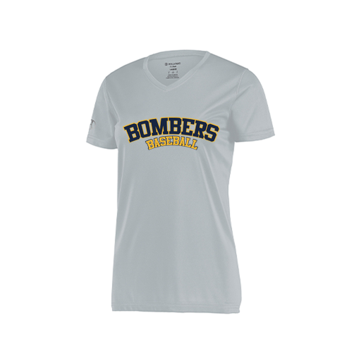 [222820.099.S-LOGO1] Ladies Movement Dri Fit Shirt (Female Adult S, Silver, Logo 1)