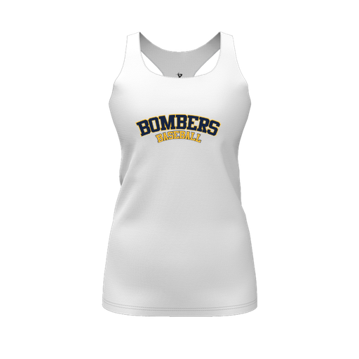 [FT0TRBWH-FYS-LOGO1] Decker Racerback Tank Top (Female Youth S, White, Logo 1)